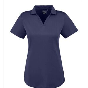 Puma Golf Ladies' Icon Golf Polo- Peacoat Navy & heathered - small - NWT